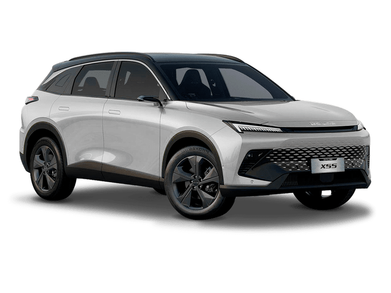 BAIC X55 — Светло-серый металлик с чёрной крышей