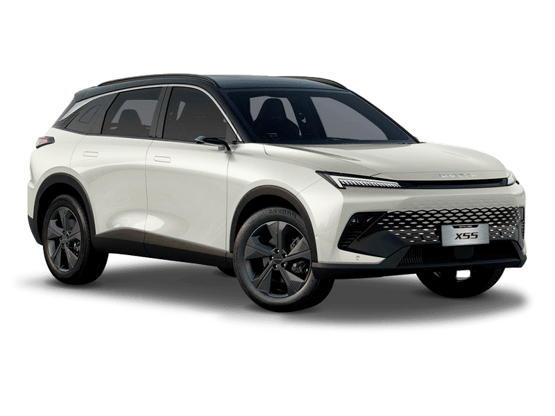 BAIC X55 — Белый металлик с чёрной крышей