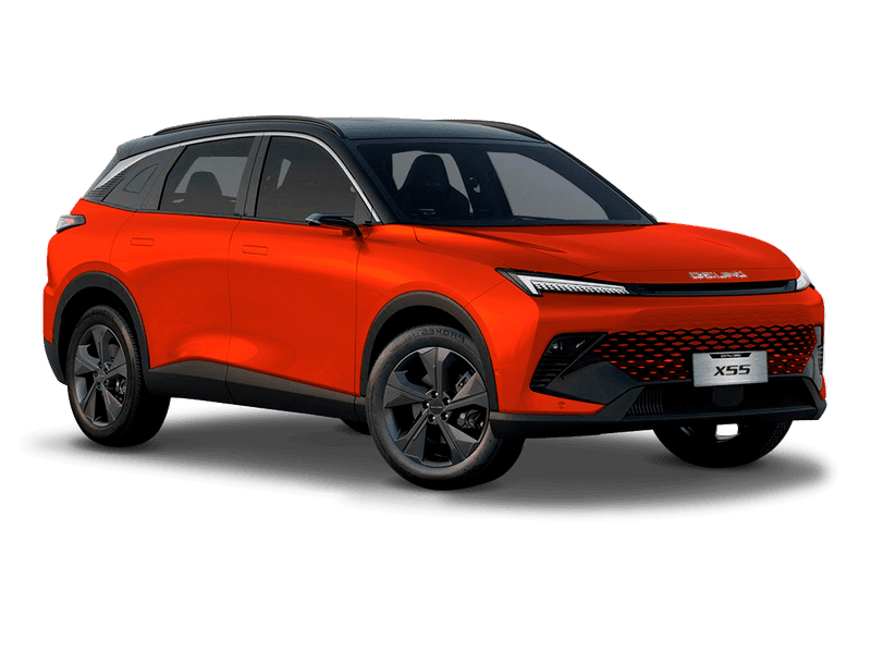 BAIC X55 — Красный металлик с чёрной крышей