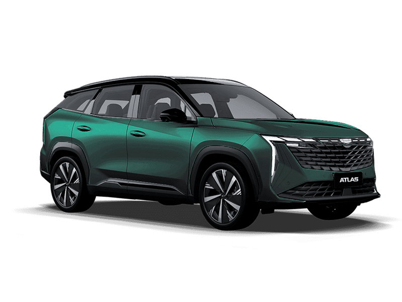 Geely Atlas New — Racing green / Зеленый металлик