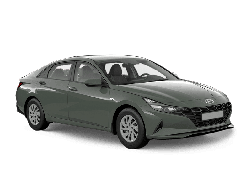 Hyundai Elantra — Серо-зеленый / Amazon Grey (A5G)
