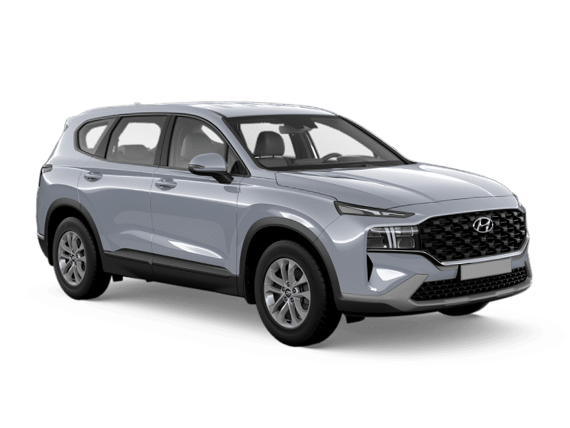 Hyundai Santa Fe — Серый / Typhoon Silver (T2X) Перламутровый металлик