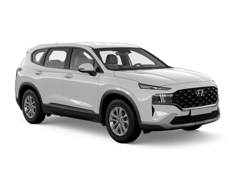 Hyundai Santa Fe — Белый / Glacier White (W3A) Перламутровый металлик