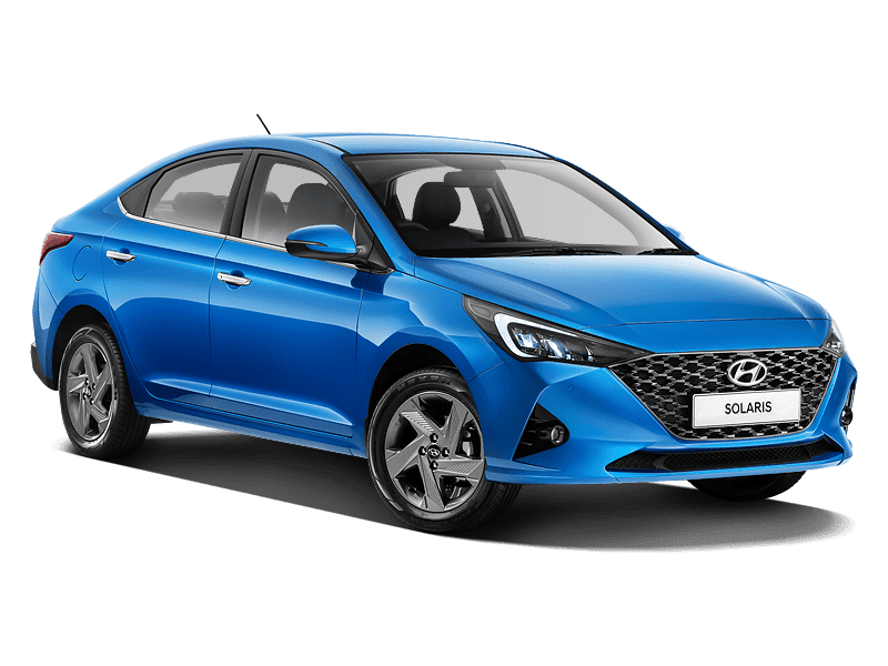 Hyundai Solaris — Синий / Galaxy Blue (BE7)
