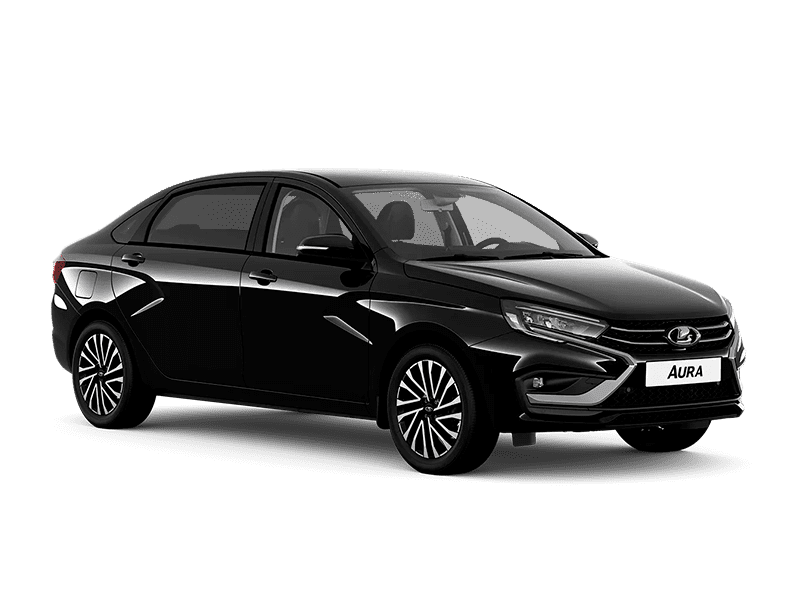 Lada Aura — Черный "Пантера" (672)