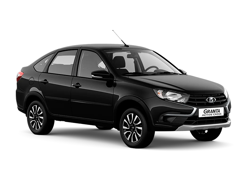 Lada Granta Active Cross — Черный "Пантера" (672)