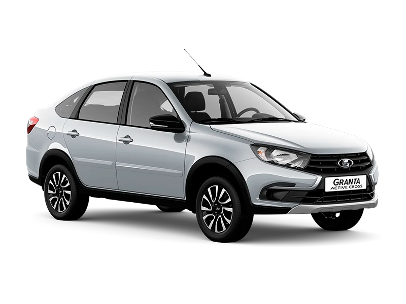 Lada Granta Active Cross — Серебристый "Платина" (691) - Металлик