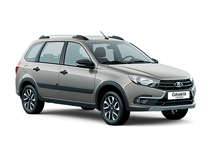 Lada Granta Cross — Серебристый «Платина» (691) - металлик
