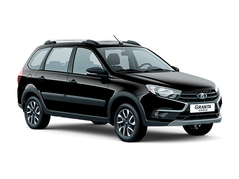 Lada Granta Cross — Черный «Пантера» (672)