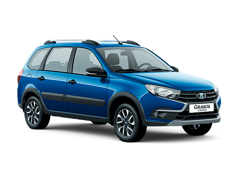Lada Granta Cross — Cеребристый темно-синий «Лазурно-синий» (498) - металлик