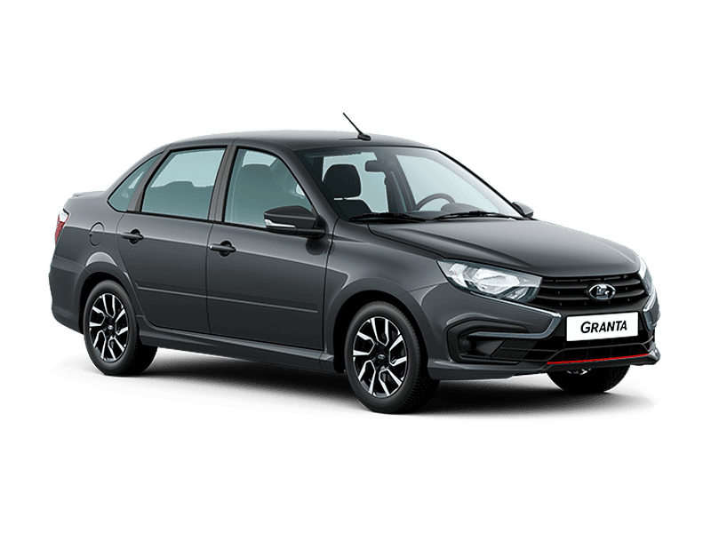 Lada Granta Drive Active — Серебристо-темно-серый «Борнео» (633) - металлик