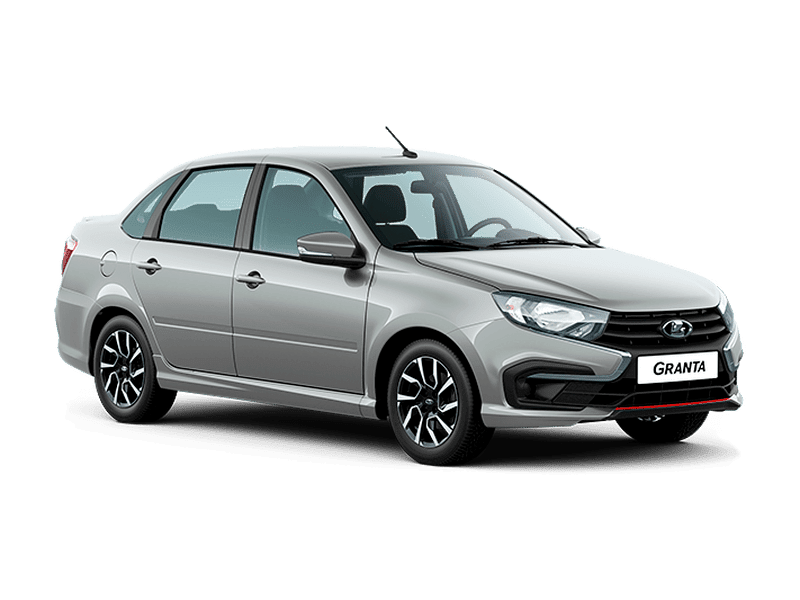 Lada Granta Drive Active — Серебристый «Платина» (691) - металлик