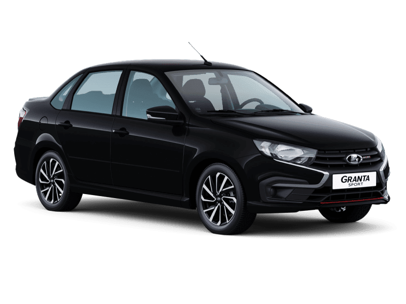 Lada Granta Sport Седан — ЧЕРНЫЙ "ПАНТЕРА" (672)