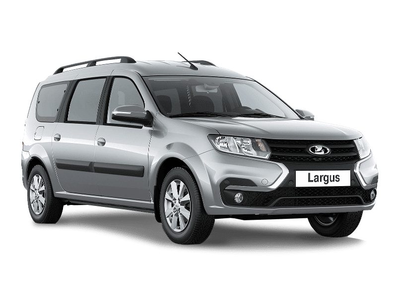 Lada Largus — Светло-серый «Серое плато» (624) - металлик