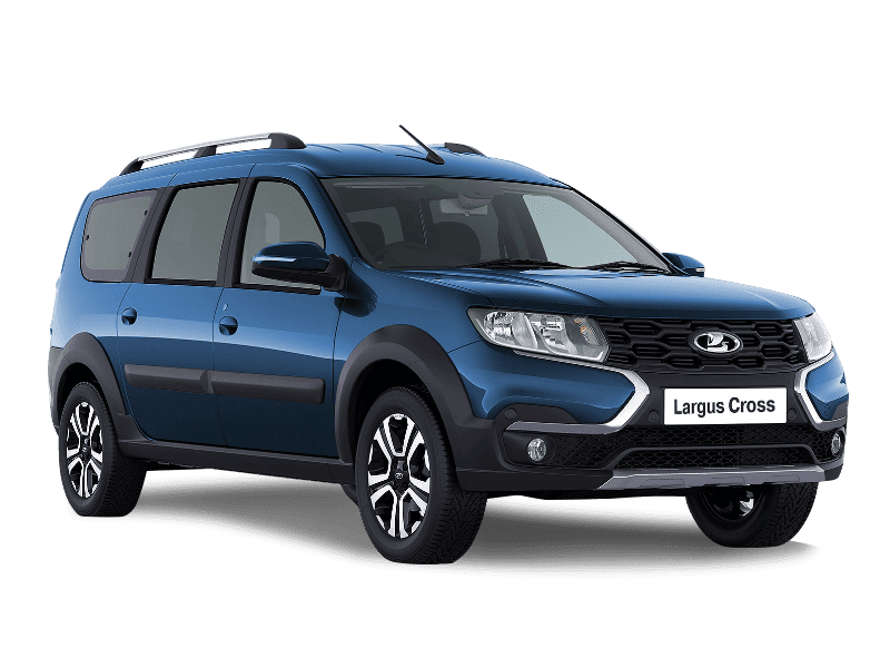 Lada Largus Cross — Cеребристый темно-синий «‎Лазурно-синий»‎ (498) - металлик