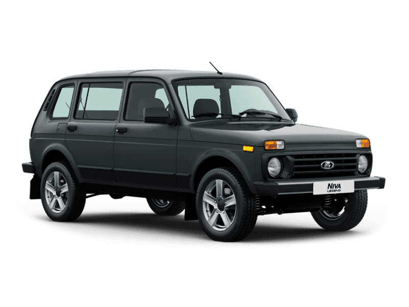 Lada Niva Legend 5д — Серебристо-темно-серый "Борнео" (633) - Металлик