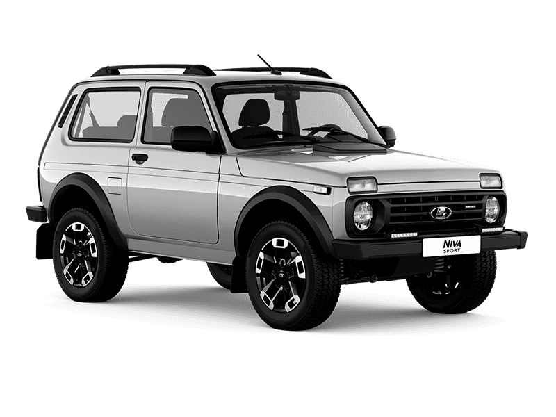 Lada Niva Legend Sport — Серебристый "Платина" (691) - Металлик
