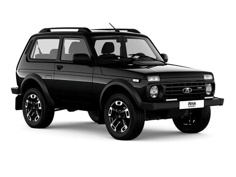 Lada Niva Legend Sport — Черный "Пантера" (672)